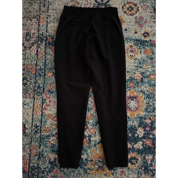 Athleta Black Metropolis Straight Leg Pants Workout Gym Hiking Size 0 - Picture 3 of 9